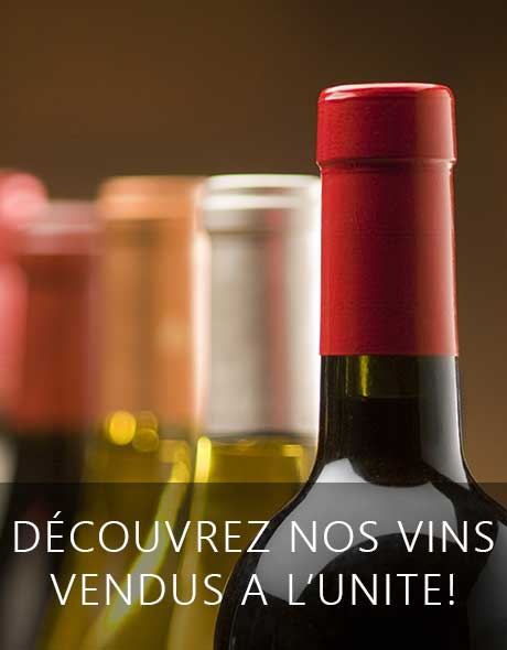 Vins à l'unité